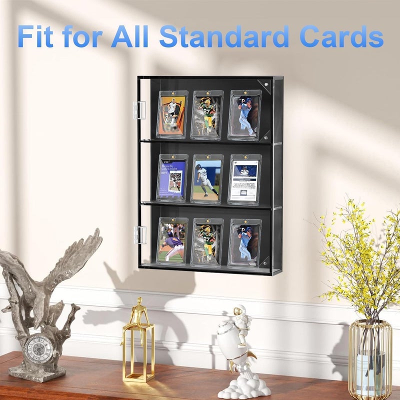 PJU 15ct Magnetic Card Holder, 35pt U-V Protection Magnetic Case, Card Protectors Hard Plastic for Trading, Sports, Baseball, Game Cards - Image 5